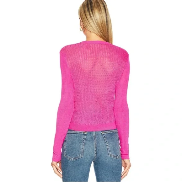 Free People H20 Crewneck Pink Sweater - Picture 2 of 3